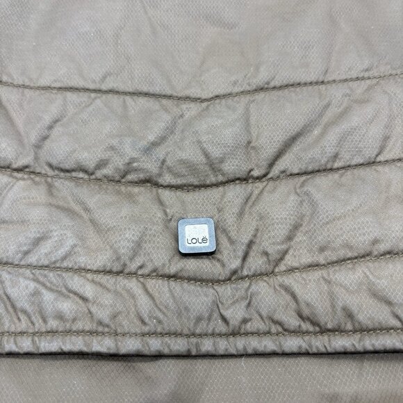LOLË Brown 100% Nylon Crossbody Messenger Bag Quilted Puffer Design Rare - Picture 10 of 10
